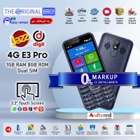 Jazz Digit 4G E3 Pro | 3.2 Inch Display | Touch Screen (1GB RAM 8GB Storage) PTA Approved | Easy Monthly Installment - The Original Bro