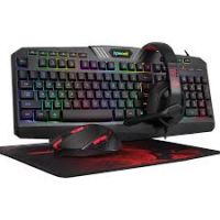 REDRAGON S101-BA-2 WIRED GAMING KEYBOARD, MOUSE, HEADSET, MOUSEPAD COMBO SET (4 IN 1)