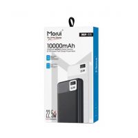 Morui 10000mAh Portable Power Bank Black - (MP-11) - Non Installments - ISPK-0134