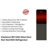 Dawlance WD-1051 | Glass Door Water Dispenser Noir Red (Installments) - QC