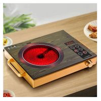 Electric Hot Plate Infrared Cooker - Electric Stove With Touch Control (Random Color) - ON INSTALLMENT