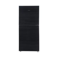 Haier 14 CFT Refrigerator E-Star Series (Glass Door) HRF-398 EPB Black With Free Delivery On Installment By Spark Technologies.