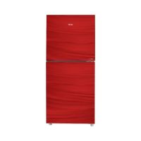 Haier 14 CFT Refrigerator E-Star Series (Glass Door) HRF-398 EPR Red With Free Delivery On Installment By Spark Technologies.