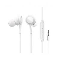 Joyroom Half In-Ear Wired Earbuds (JR-EW02)-White - Non Installments - ISPK-0146