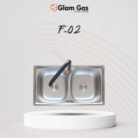 Glam Gas Built-In Sink F-02 for Your Kitchen | Stylish & Multifunctional