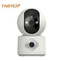 FASTER A40 SMART HD WIFI 4 MP CAMERA INDOOR & OUTDOOR SECURITY SURVEILLANCE DUAL LENS SCREEN 360° VIEW WITH MOTION DETECTION AUTO TRACKING, NIGHT VISION - ON INSTALLMENT