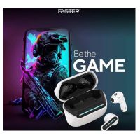 FASTER TG550 Delta Shaped Low Latency Gaming+Music TWS Wireless Earbuds - ON INSTALLMENT