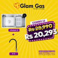 Combo 12 Mega Madness Sale: Lifestyle 12 Kitchen Sink & Faucet B-12 Flat 30% OFF