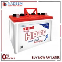 EXIDE HP110 9 Plates 70AH without acid INSTALLMENT