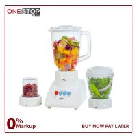 Bingo BX-495 EX Deluxe 3 IN 1 Juicer Blender with Grinder 2 Speed Control 350 watt Motor On Installments By OnestopMall