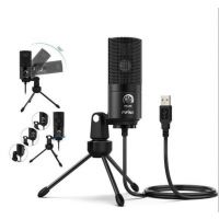 Fifine Cardioid USB Condenser Microphone with Tripod (K669B) 