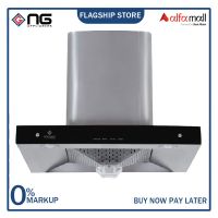 Nasgas KHD-265 Kitchen Hood 27 INCH Hand Sensor Touch button Front Tempered Glass Chimney On Installments