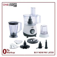 Super Asia FP-9090 Food Processor 1.0 Litter Capacity Multi Function Dishwasher Safe Brand Warranty On Installments By OnestopMall