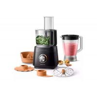 Philips Viva Collection Compact Food Processor - Black (HR7510/10) On Installment (Upto 12 Months) By HomeCart With Free Delivery & Free Surprise Gift & Best Prices in Pakistan