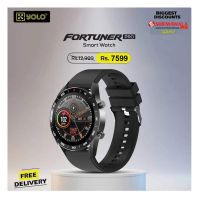 YOLO Fortuner PRO BT Calling Smart Watch 1.32 Inches HD Display Heart Rate Sensor SpO2 Monitor Music Playback Built-in Speaker and Microphone - ON INSTALLMENT