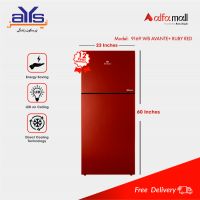 Dawlance Medium Size 11 Cubic Feet Inverter Refrigerator 9169 WB Avante + Ruby Red – On Installment