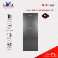 Orient 13 Cubic Feet Medium Size Refrigerator Flare 380 Radiant Grey – On Installment