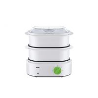 Braun Tribute Collection Food steamer (FS 3000) White With Free Delivery On Installment By Spark Technologies.