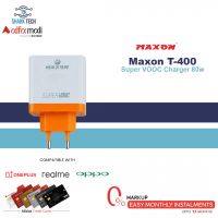 Maxon T-400 Super VOOC Charger 80w for Oppo, Realme, and OnePlus mobile devices - Installment - SharkTech