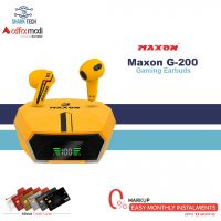 Maxon G-200 Gaming Earbuds In Line Calls Extra Bass HD sound Microphone - Installment - SharkTech