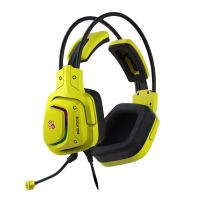 Bloody Virtual 7.1 Surround Sound Gaming USB Headset (G575) Punk Yellow With Free Delivery On Installment By Spark Technologies.