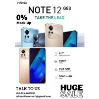INFINIX NOTE 12 G88 (WARRANTY ACTIVATED) (6GB RAM & 128GB ROM) On Easy Monthly Installments By ALI's Mobile