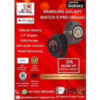 Samsung Galaxy Watch 5 Pro 45mm - (R920) For Men & Women On Easy Monthly Installments By ALI's Mobile