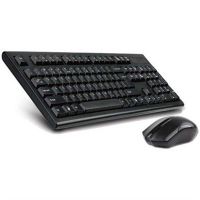 A4Tech 3000NS Wireless Desktop Keyboard and Mouse Black With Free Delivery On Installment ST
