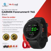 GARMIN - Forerunner® 745 - Black Color - Installment By CoreTECH | Same Day Delivery For Selected Area Of Karachi