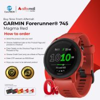GARMIN - Forerunner® 745 - Magma Red - Installment By CoreTECH | Same Day Delivery For Selected Area Of Karachi