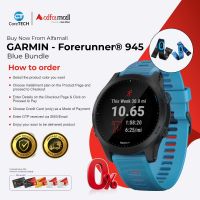 GARMIN - Forerunner® 945 - Blue Bundle - Installment By CoreTECH | Same Day Delivery For Selected Area Of Karachi