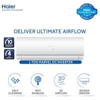 Haier HSU-12HFM 1 Ton DC Inverter Marvel Series Heat & Cool WiFi Smart Turbo Cooling UPS Enabled Without Installments