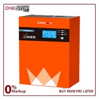 Crown Xavier 1.0 KVA 1200VA Soler Inverter 900W Built-in 60A MPPT Solar Charger On Installments By OnestopMall