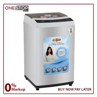 Super Asia SA-809(G) Washing Machine 9 KG Fully Automatic Top Load SS Silver Body On Installments By OnestopMall