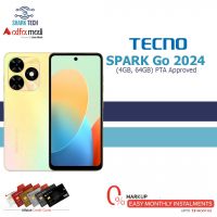 Tecno Spark Go 2024 (4GB+4GB, 64GB) PTA Approved Non Active With Official Warranty - Installment - SharkTech