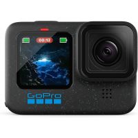 GoPro HERO12 Black - Waterproof Action Camera with 5.3K60 Ultra HD Video, 27MP Photos, HDR, 1/1.9" Image Sensor, Live Streaming, Webcam, Stabilization - (Installment)