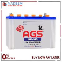AGS GR-100 12v 80amp 15 plates without Acid INSTALLMENT 