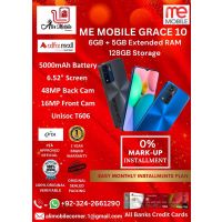 ME MOBILE GRACE 10 (6GB+5GB EXTENDED RAM & 128GB ROM) On Easy Monthly Installments By ALI's Mobile