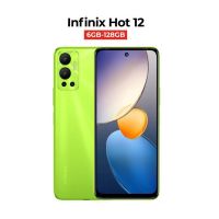 Infinix Hot 12 - 6GB RAM - 128GB ROM - Lucky Green - 5000mah - (Installments)