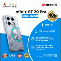 Infinix GT 20 Pro 12GB-256GB | 1 Year Warranty | PTA Approved | Non Installment By Siccotel