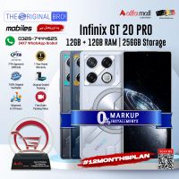 Infinix GT 20 Pro | 12GB RAM | 256GB Storage | PTA Approved | 1 Year Warranty | Installments Upto 12 Months - The Original Bro Mobiles