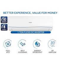 Haier HSU-12HFC 1 Ton Full DC Inverter Auto Cleaning UPS Enable - ON INSTALLMENT