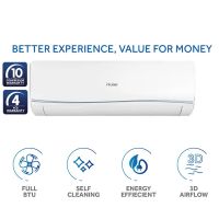 Haier HSU-18HFCF 1.5 ton DC Inverter Heat & Cool, Self-cleaning, UPS Function - On Installment