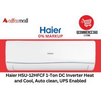 Haier HSU-12HFCF 1-Ton DC Inverter Heat and Cool, Auto clean, UPS Enabled (Installment) - QC