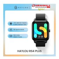 Haylou RS4 Plus SmartWatch With 1.78 Inches AMOLED Display - Premier Banking