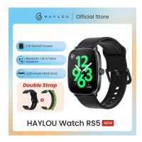 HAYLOU Watch RS5 Smartwatch 2.01 Inches AMOLED HD Display Bluetooth Call Sport Voice Assistant Blood Sugar Smartwatch & Double Straps  ON INSTALLMENT