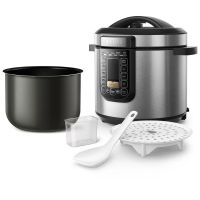 Philips E-Pressure Cooker HD2237/73 Black and Silver With Free Delivery On Installment By Spark Technologies.