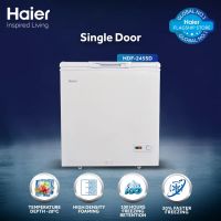 Haier HDF-245 Single Door Deep Freezer 9 Cubic Feet With Official Warranty On 12 month installment with 0% markup