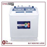 Nasgas NWM-502 Washing Dryer Machine 10KG Plastic Top 3D Design Beautiful Handles On Installments By OnestopMall