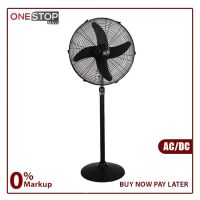 Pak Fan Pedastal AC/DC 24 Inch Energy Efficient Durable Motor Rustproof Strong Body On Installments By OnestopMall